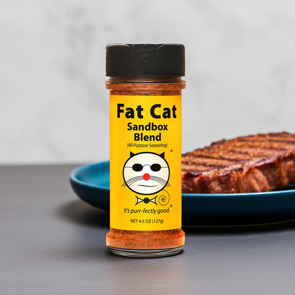 Fat Cat Gourmet Sandbox Blend All Purpose Seasoning with Steak