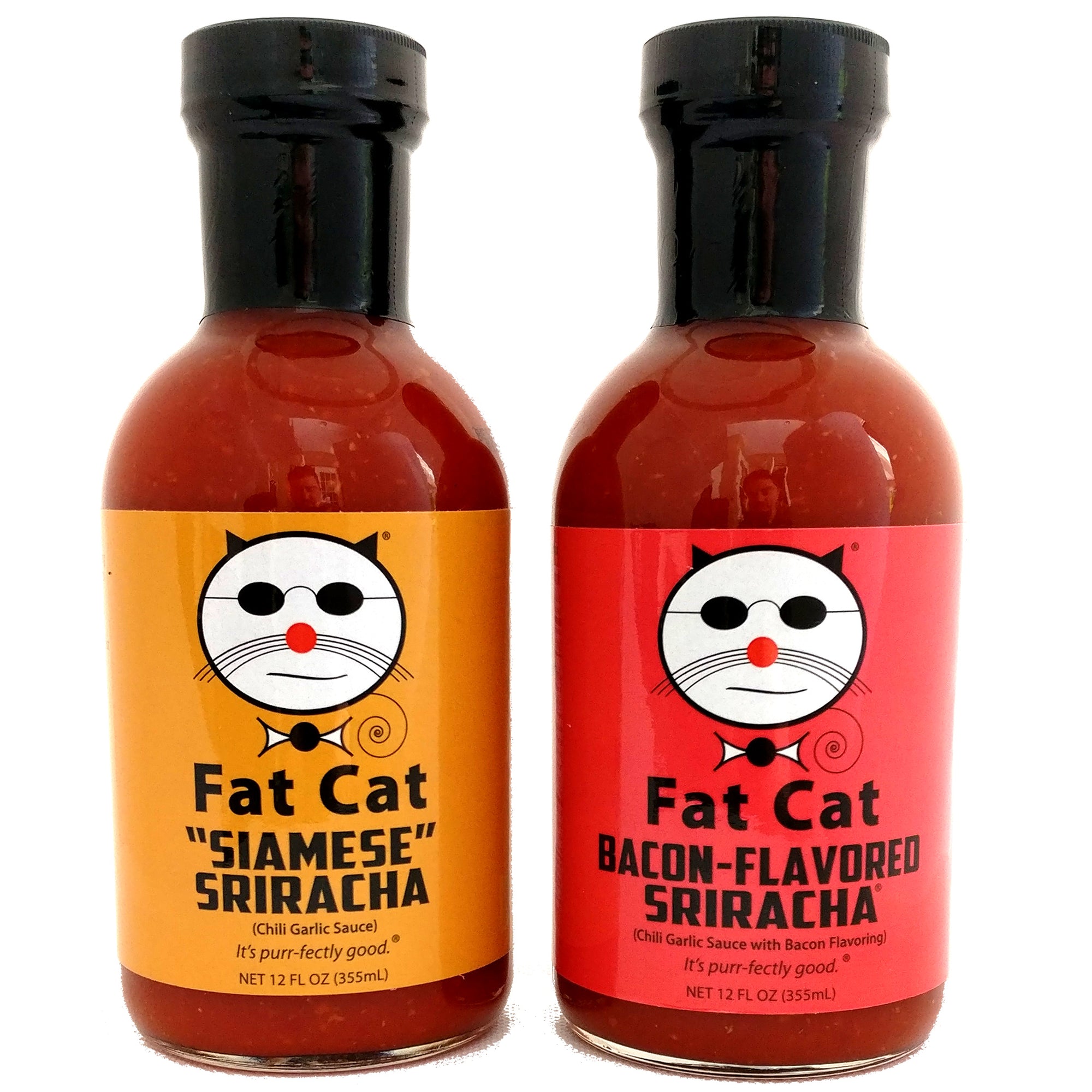 Sriracha Chili Garlic Sauce Two Bottle Bundle - Fat Cat Gourmet Hot Sauce & Specialty Condiments