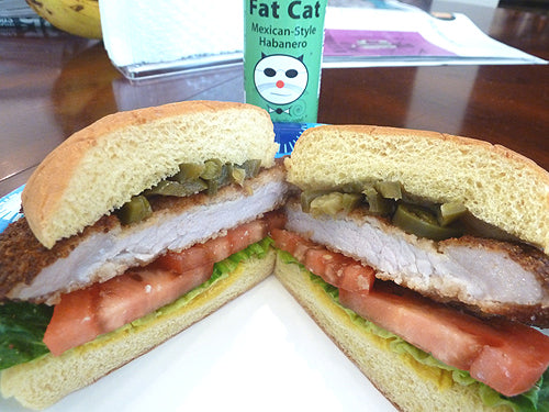 Habanero-Brined Pork Sandwich – Fat Cat Gourmet Hot Sauces & Specialty Condiments