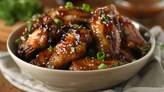 Spicy Soy-Braised Wings