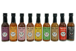 9 Bottle Hot Sauce Sampler Bundle and Variety Pack