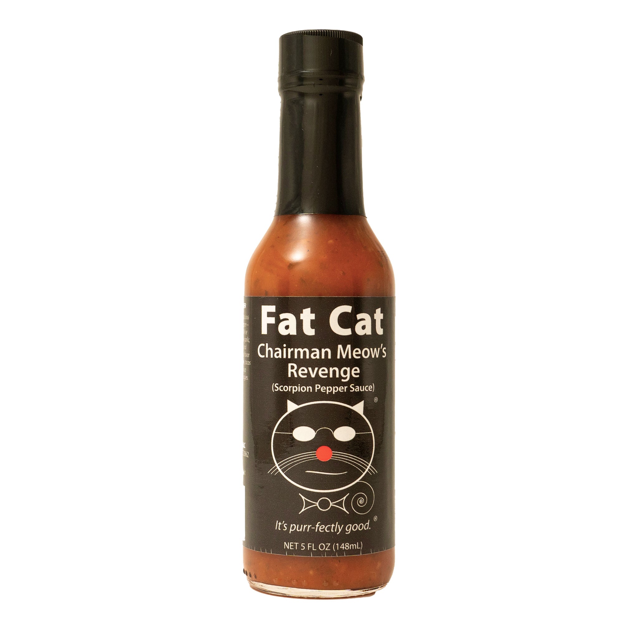 Chairman Meow's Revenge Scorpion Pepper Sauce - Fat Cat Gourmet Hot Sauce & Specialty Condiments