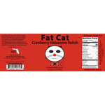 Cranberry Habanero Relish Seasonal Condiment - Fat Cat Gourmet Hot Sauce & Specialty Condiments