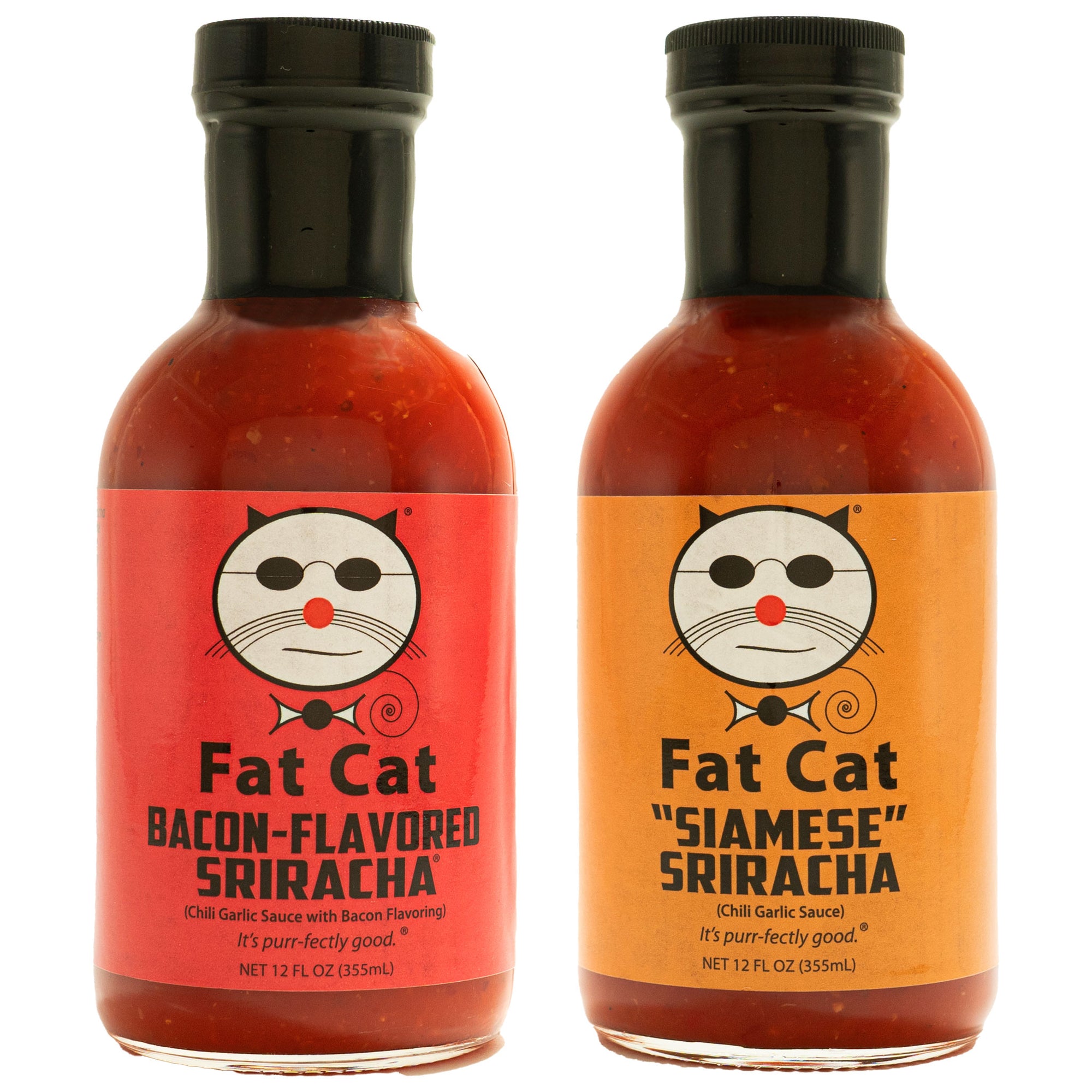 Fat-Cat-Gourmet-Siamese-Sriracha-Bacon-Flavored-Sriracha-Two-Pack-Side-By-Side