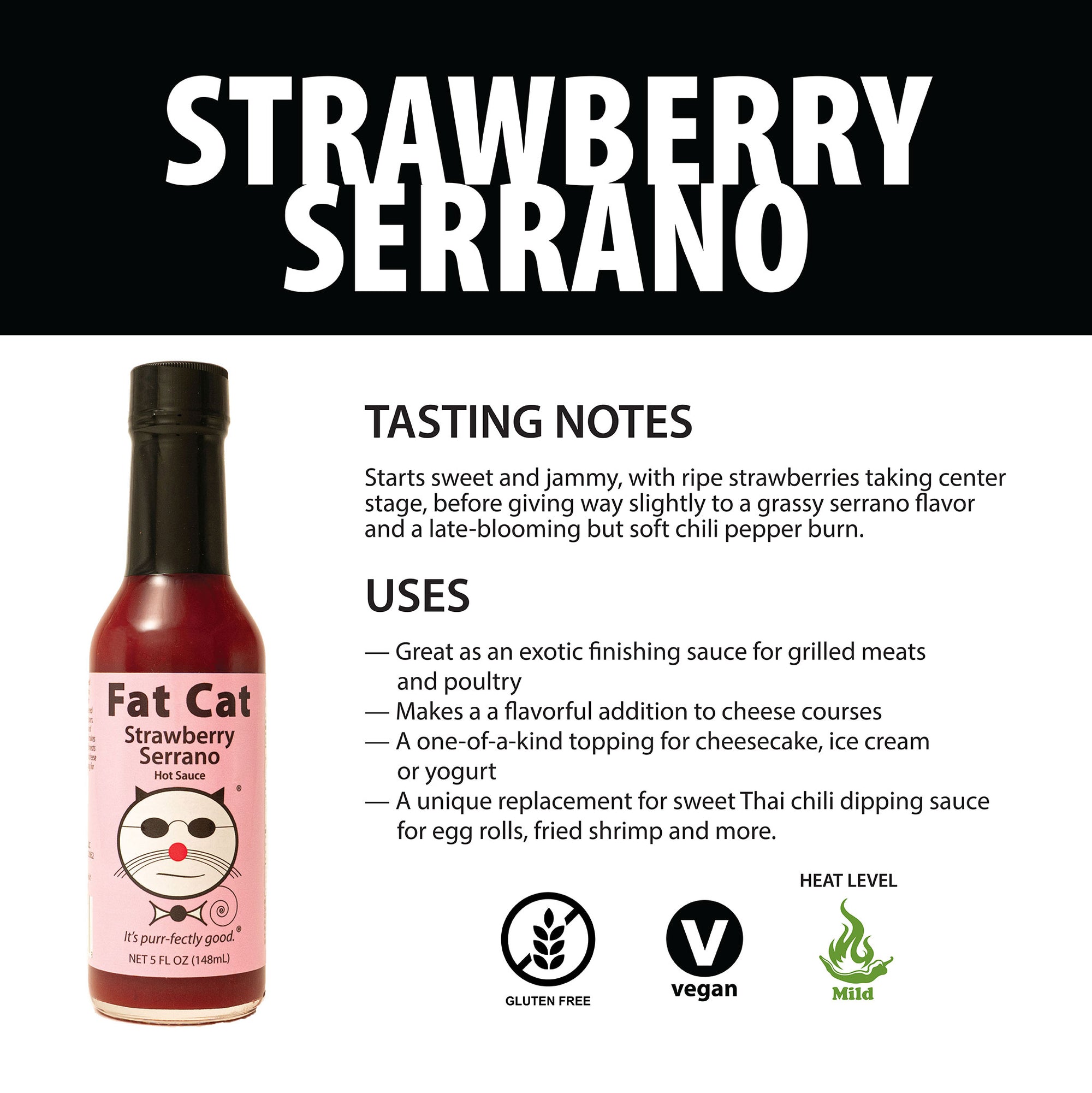 Fat-Cat-Gourmet-Strawberry-Serrano-Hot-Sauce-Tasting-Notes