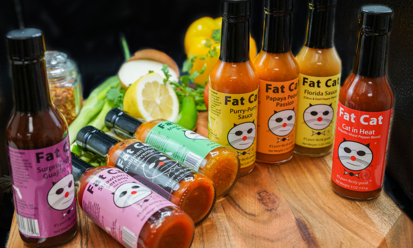 Fat Cat Gourmet Flavorful Hot Sauce for Every Taste Fat Cat Gourmet