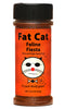 Jar of Fat Cat Feline Fiesta Taco and Fajita Seasoning on a white background