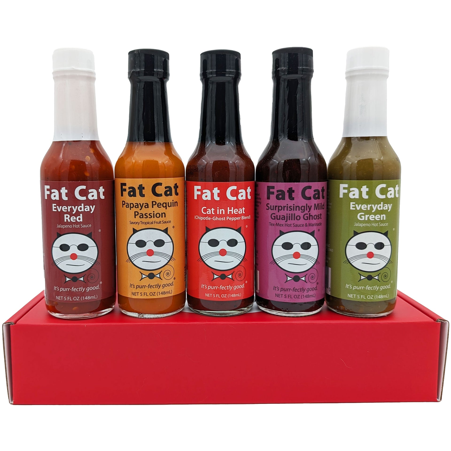 Create Your Own Bottle Hot Sauce Gift Box by Fat Cat Gourmet