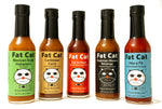 Heat-Seeking Inferno 5 Bottle Hot Sauce Bundle - Fat Cat Gourmet Hot Sauce & Specialty Condiments