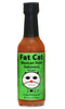 Fat Cat Mexican-Style Habanero hot sauce bottle on a white background