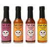 Mild Heat Four Bottle Hot Sauce Gift Box - Fat Cat Gourmet Hot Sauce & Specialty Condiments
