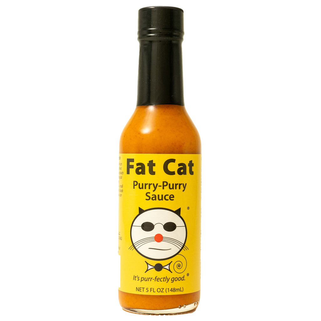 Purry-Purry Sauce (Thai/Asian-Inspired Peri Peri Style Sauce) - Fat Cat Gourmet Hot Sauce & Specialty Condiments