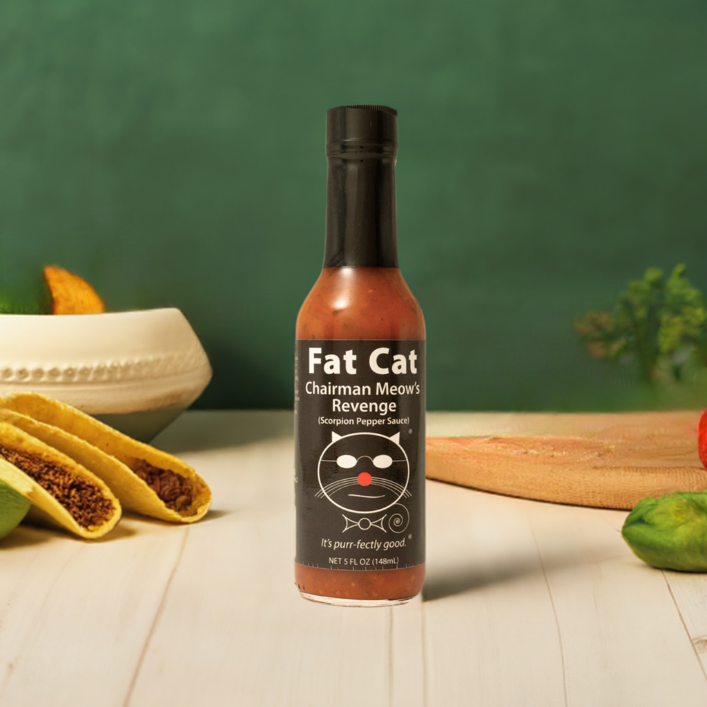 Chairman Meow's Revenge Scorpion Pepper Sauce By Fat Cat Gourmet - Fat